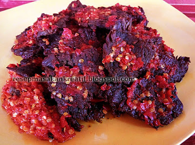 Resep Dendeng Sapi Batokok Bumbu Balado Super Nikmat