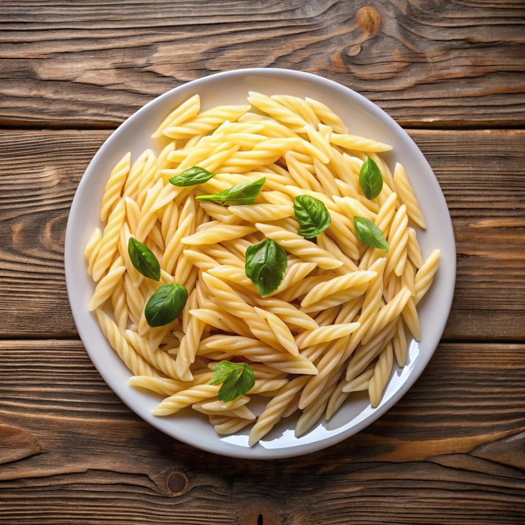  plato de pasta italiana trofie 