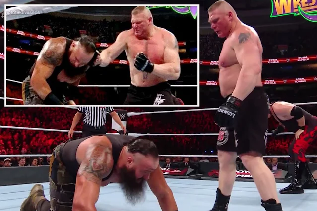 Braun Strowman Comments on Receiving a ‘Receipt’ from Brock Lesnar at WWE Royal Rumble