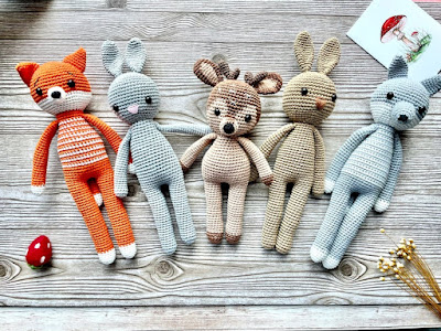 Handmade Woodland Animals