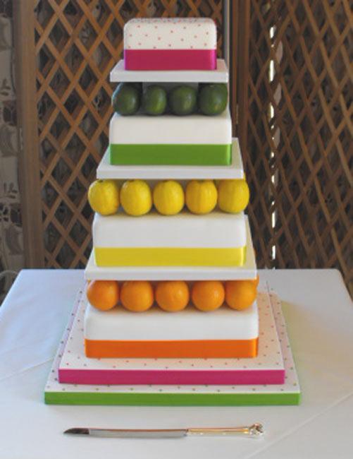 Rainbow Wedding Cake Designs Rainbow Trend Continued