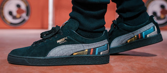 Puma Suede Black BHM 2016 upper