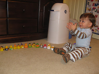 Chase has all his ducks lined up in a row