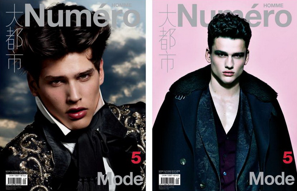 Simon Nessman & Simon van Meervenne by Tiziano Magni — Numéro Homme China #5 F/W 2012