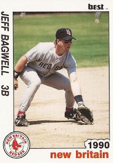 Jeff Bagwell 1990 New Britain Red Sox card