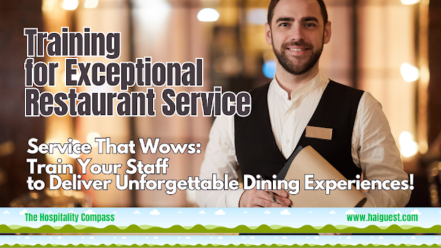 Train your staff to deliver unforgettable dining experiences at your award-winning, high-level restaurant. Learn more now!