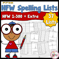  High Frequency Spelling Lists