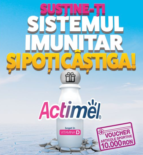 Concurs Actimel - Castiga vouchere in valoare de 10.000 lei - concursuri online