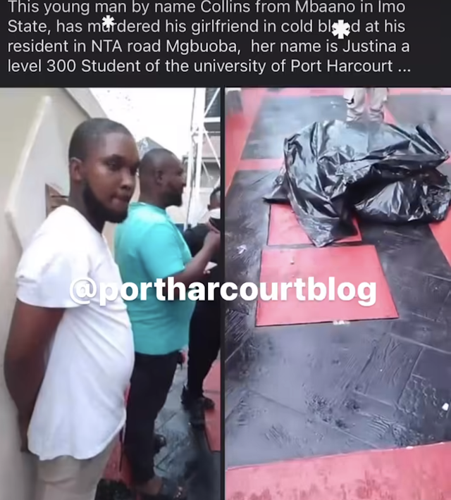 Alleged Internet Fraudster Caught with Dismembered Corpse of his Lover in Port Harcourt