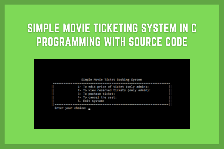 movie ticket booking system source code,movie ticket booking system project in c,cinema booking system project in java,simple multiplex ticketing system in c,features of online movie ticket booking system,bus reservation system project in c language,c program source code,project in c language with source code pdf,source code,free source code,c projects with source code,c source code,pattern programs source codes,c project with source code,download c project source code,c projects with source code github,c source code to excutable file all steps,c language project with source code,hangman game system c with source code,c programming project with source code,windows xp source code,source code explained,source code kya hota ha,c projects for beginners with source code