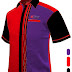 FMS011, F1 SHIRT, MALE SHIRT, SHORT SLEEVE, PURPLE BASED SHIRT