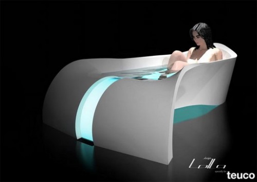 Futuristic Bathroom Design Idea