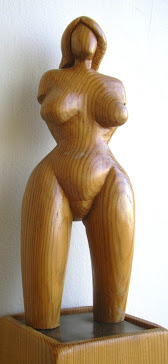 wood statuette - Cem Koc