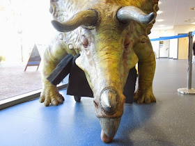 Animatronic Triceratops Doctor Who Dinosaurs on a Spaceship