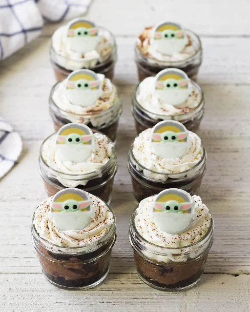 french silk pie pudding cups