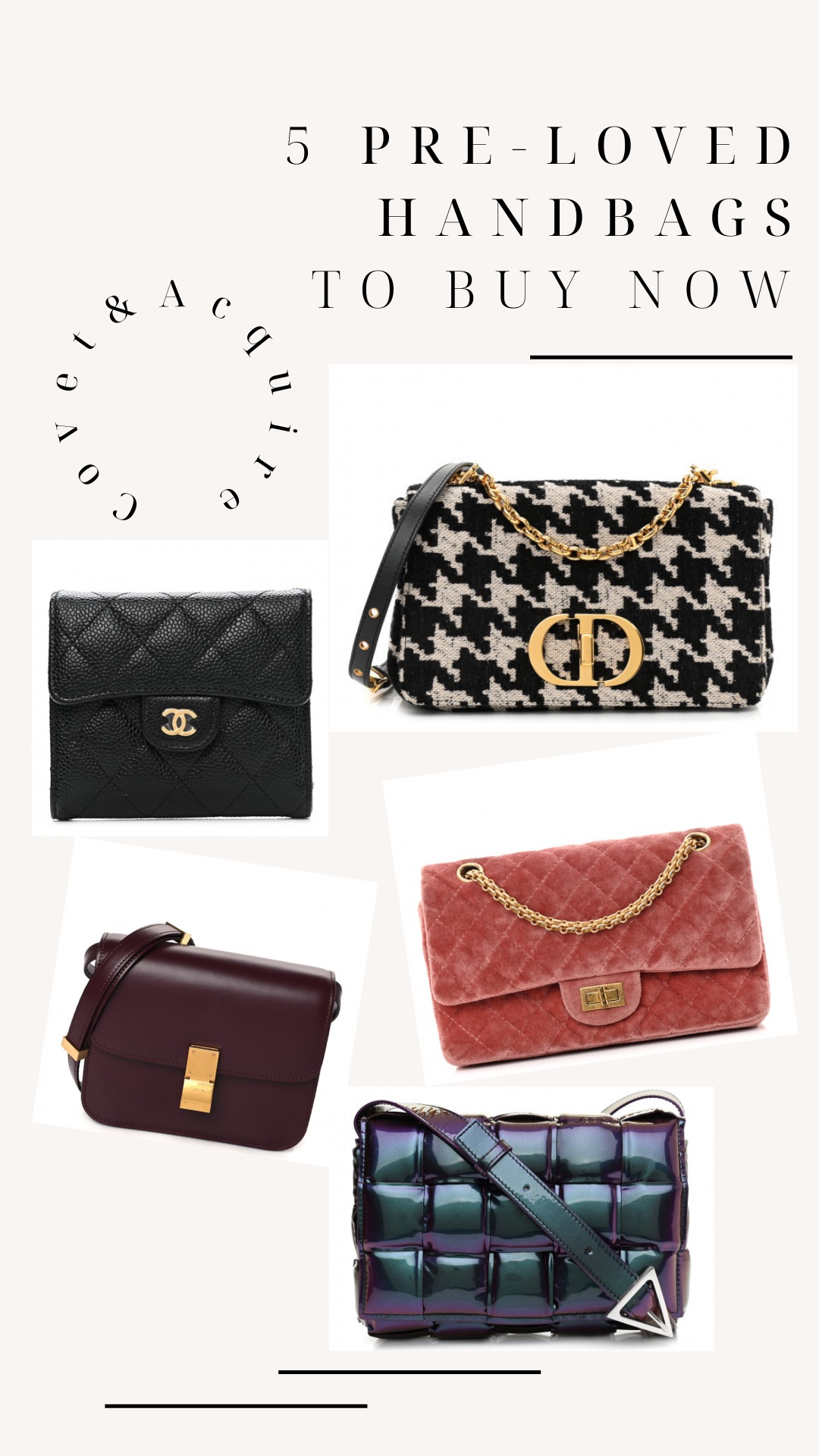 My 5 favourite preloved designer handbag finds of the week