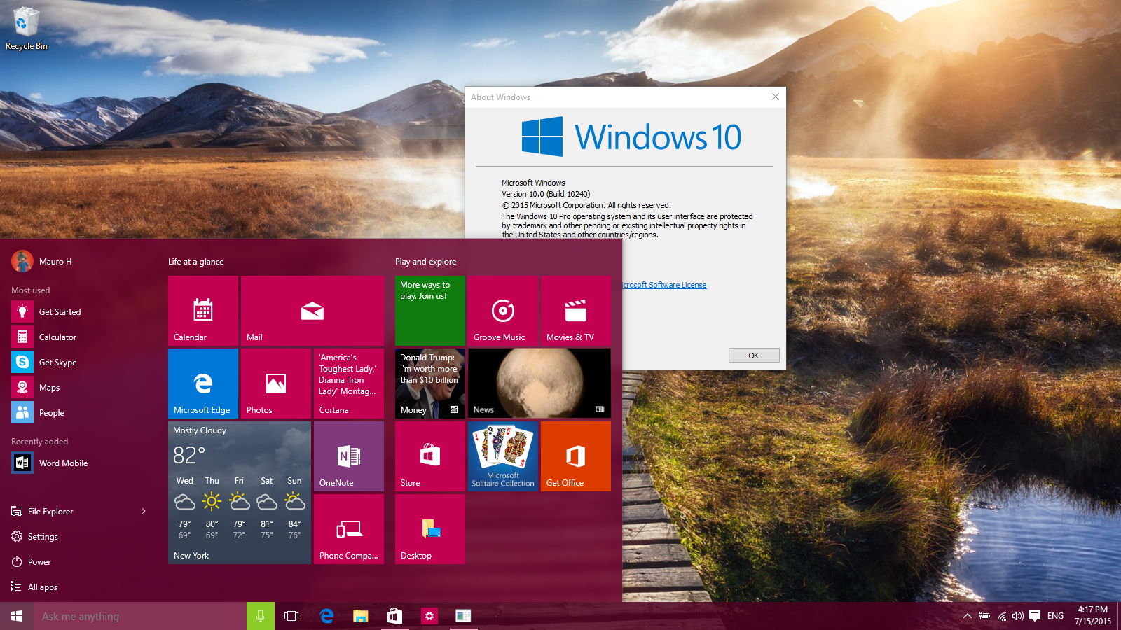 Windows 10 Pro Build 10240 ISO 32 64 Bit Free Download ...