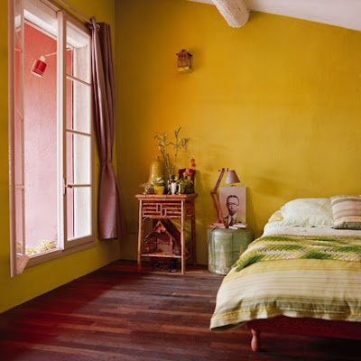 Decoración de una Habitación de color Verde