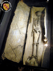 METZ (57) - Musée de la Cour d'Or : Sarcophages de plomb (IVe siècle)