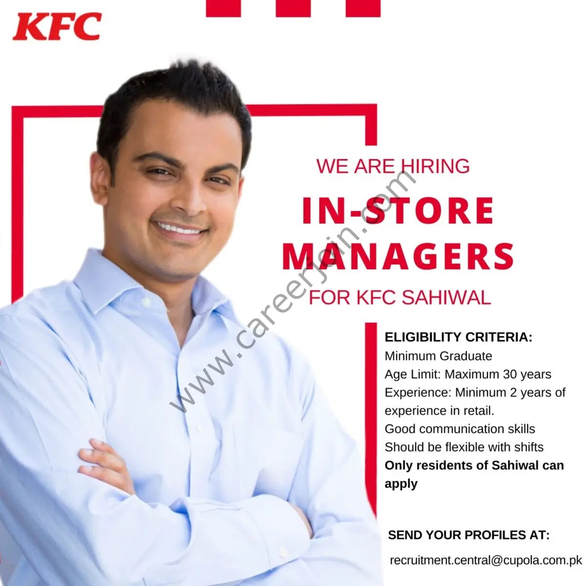 latest Jobs in  KFC Pakistan