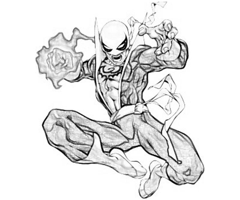 printable-marvel-vs-capcom-iron-fist_coloring-pages