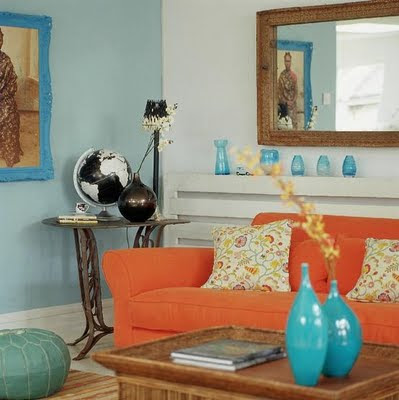 Southgate Residential: Color Inspiration: Blue and Orange