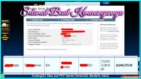 Selamat Kepada Member Setia GudangQQ WD sebesar Rp. 10.480.373.-