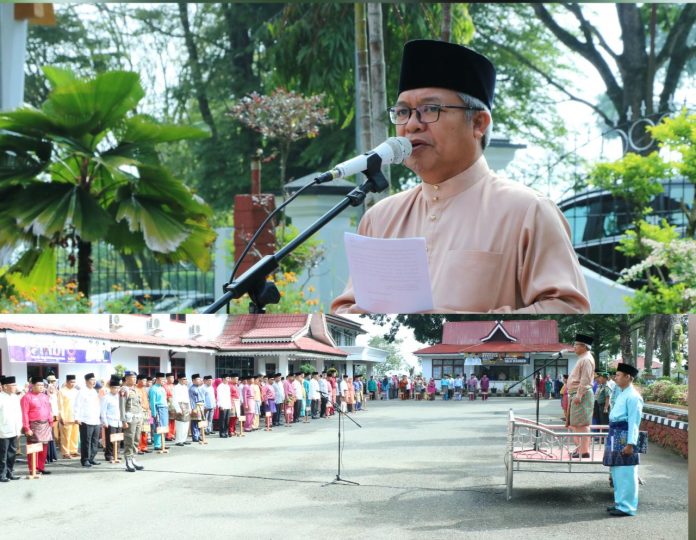 Peringati HUT Provinsi Jambi, Wabup Ami Taher Pimpin Upacara di Kerinci