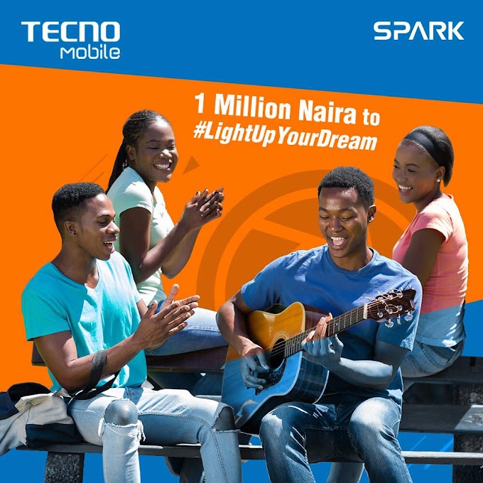 Win 1 Million Naira in the Tecno Mobile #LightUpYourDream Online Activity