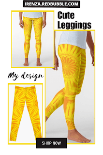 Yellow sun flowers pattern Leggings.