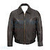 Get Classic Black Bomber Jacket at Leather Collection