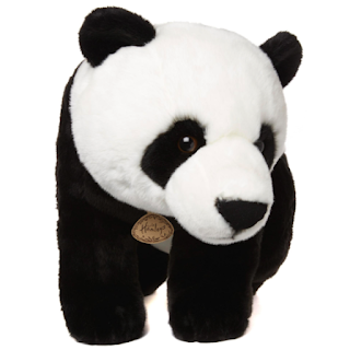 Soft toy panda sold by Hamleys