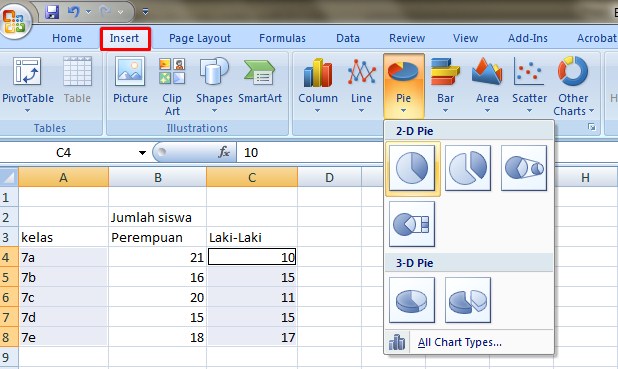 Menampilkan Label Pada Grafik Pie  tips trik ilmu komputer