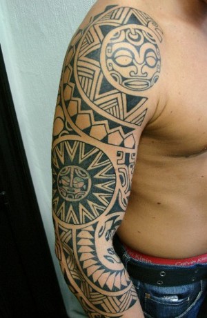 Lower Arm Tattoos Looking for unique Tattoos Polynesian shoulder cap