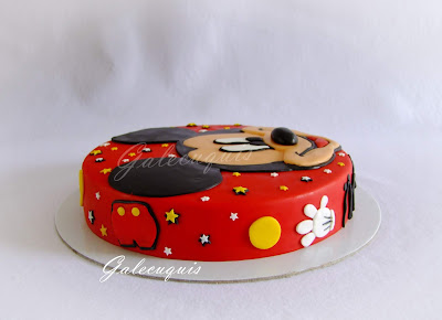 Tarta fondant Mickey Mouse