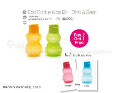 ECo Bottle Kids Dino Bear ~ Tupperware Promo Oktober 2016