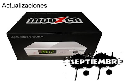 Actualización AZBOX MOOZCA BRAVISSIMO TWIN 2 Septiembre 2013