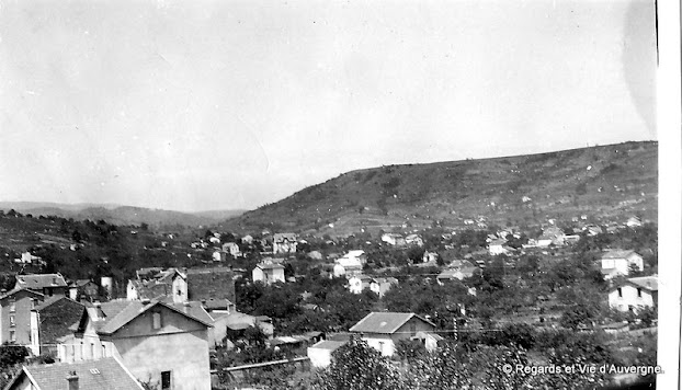 Photo ancienne noir et blanc de Clermont-Ferrand en 1931.