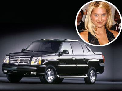 celebrity cars Anna Kournikova Cadillac Escalade
