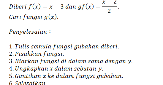 Add Math dan Anda !!: Revision : Contoh untuk Fungsi Gubahan