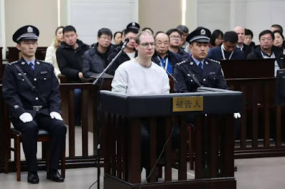 Canadian Robert Lloyd Schellenberg during his retrial on drug trafficking charges.