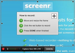 screenr screen and video recording software