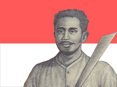 Kapitan Pattimura: A highborn warrior who led the citizens embarrassment to take up arms against the invaders.