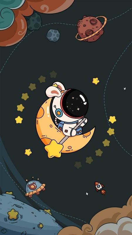 Download Kumpulan Wallpaper Astronot Aesthetic