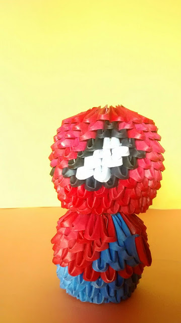 Homem Aranha - SPider man  - Dantas Origami 3D - Decorações e presentes artesanato de papel