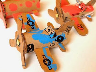Cara Membuat Pesawat Mainan Dari Kertas Kardus Bekas