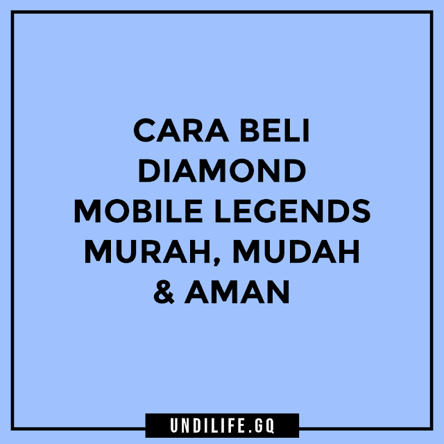 Cara beli diamonds mobile legends