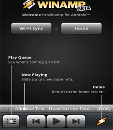 Winamp Pemutar Musik Untuk Android