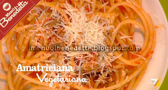 Amatriciana Vegetariana al Seitan di Benedetta Parodi