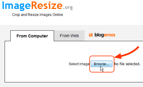 Crop Foto secara Online di Situs ImageResize